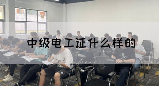 中级电工证什么样的(图1)