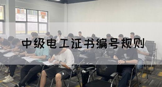 中级电工证书编号规则(图1)