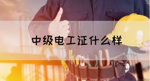 中级电工证什么样(图1)