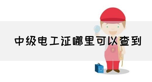 中级电工证哪里可以查到(图1)