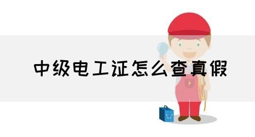 中级电工证怎么查真假(图1)