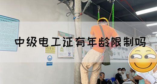 中级电工证有年龄限制吗(图1)