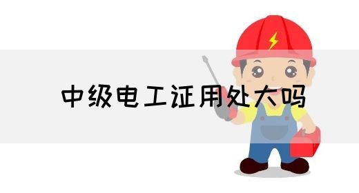 中级电工证用处大吗(图1)