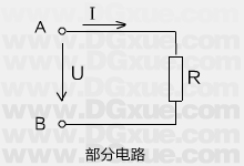 【直流电】部分电路中的欧姆定律公式