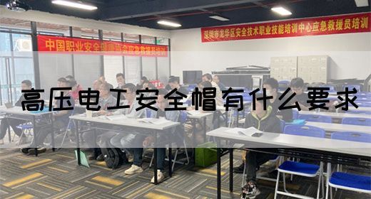 高压电工安全帽有什么要求(图1)