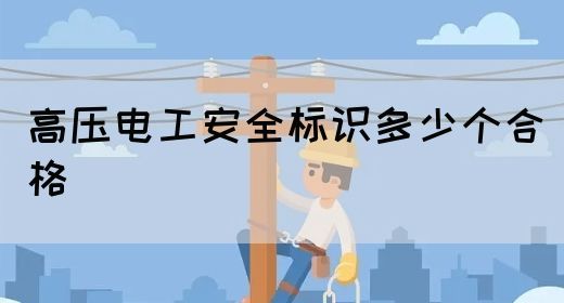 高压电工安全标识多少个合格(图1)