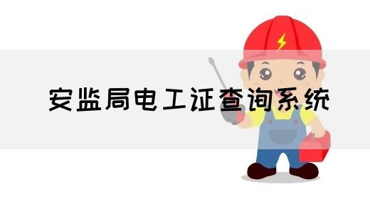 安监局电工证查询系统