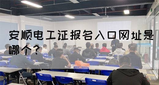 安顺电工证报名入口网址是哪个？