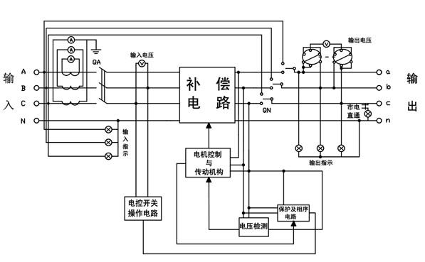 三相稳压器原理图详解(图1)