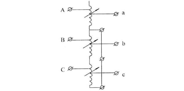 三相接触调压器接线图(图2)
